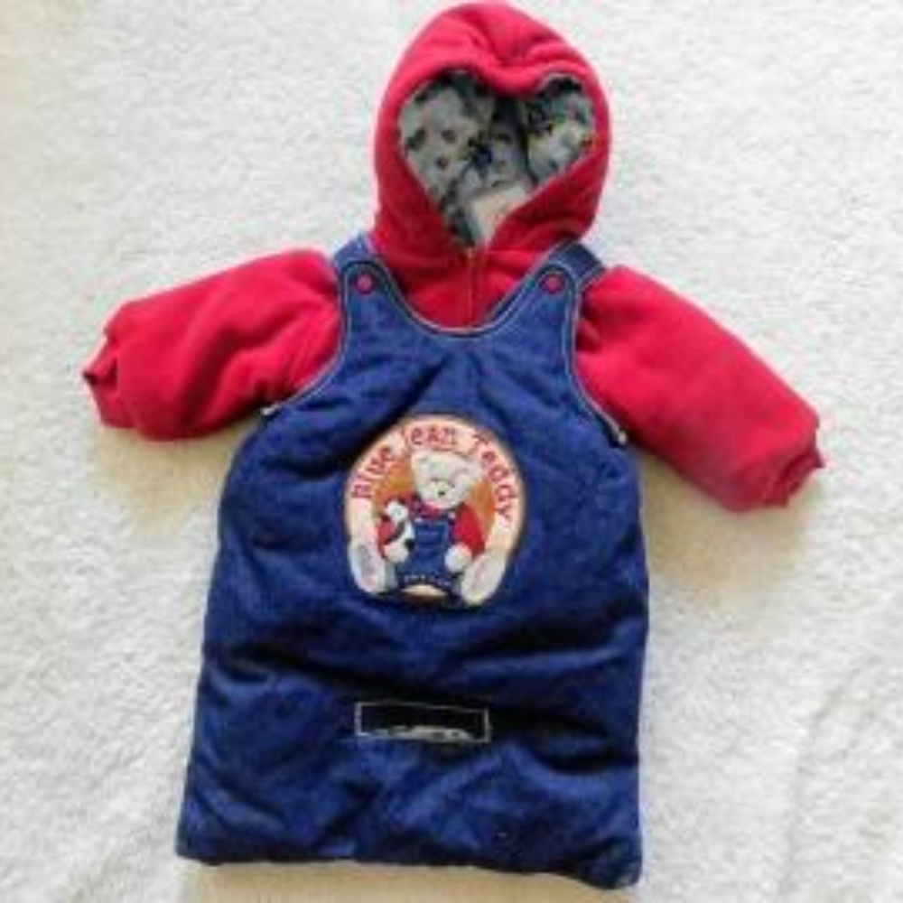 Blue Jean Teddy 2 Piece Set for Baby Boy
